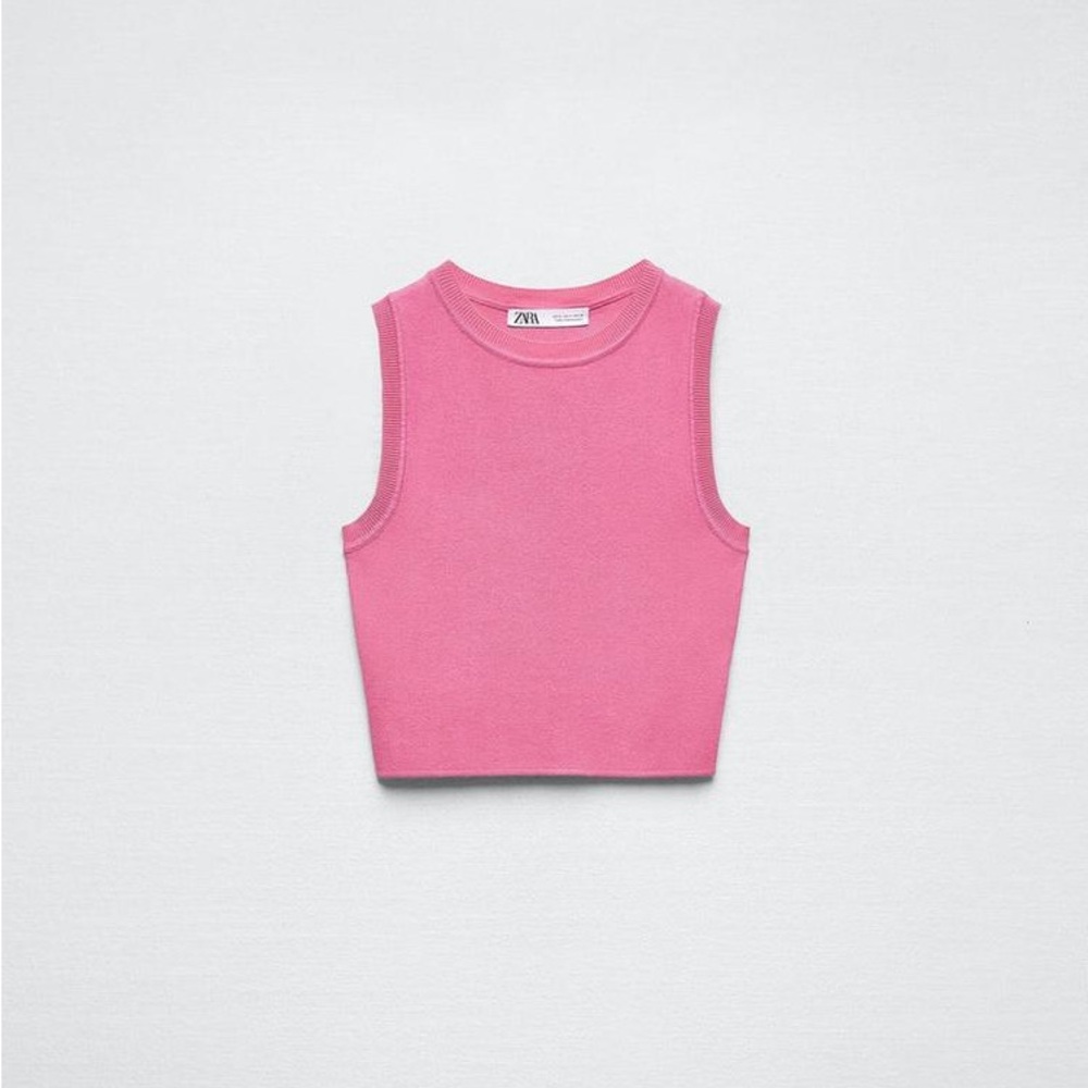 Zara |  Pink Sleeveless Top